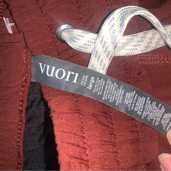 Women's Brown Casual Shorts vuori size L nwot summer classic activewear casual - Picture 5 of 7